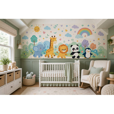 Papier peint amovible de chambre de bébé