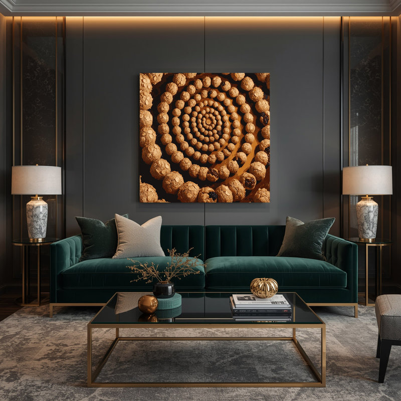 Art mural sur toile, Desserts, H 8 po x l 8 po