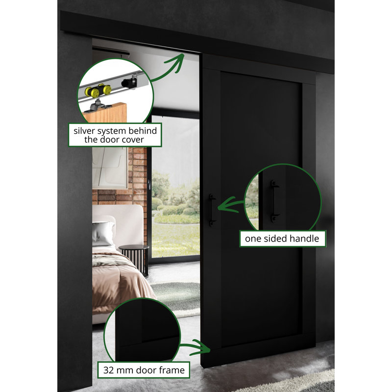DOOR ADIO 60 M1 black, DOOR ADIO M 1 black 60, Black