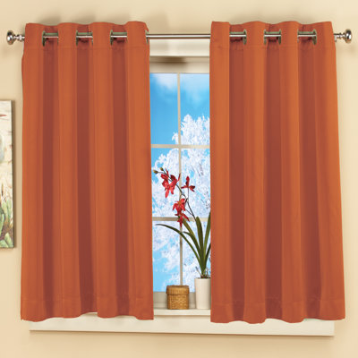 Balbuena Solid Color Blackout Curtain Panels