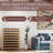 Wine Stack 72 Bottle Bamboo Stackable Rack-877568041