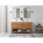 Parker Teak 60'' Double Bathroom Vanity with Marble Top