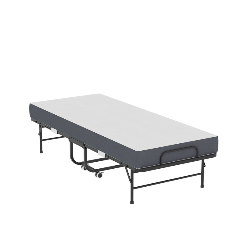 Lit pliant 75 po avec matelas en mousse viscoélastique de 5 po