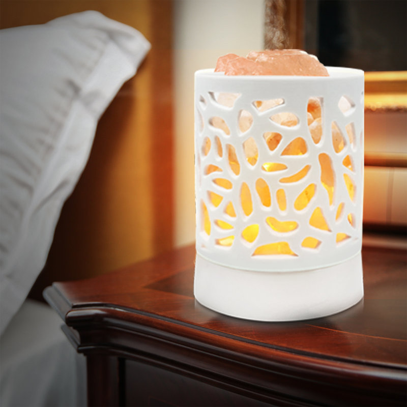 Lampe à sel USB en métal Barron Himalayan Glow