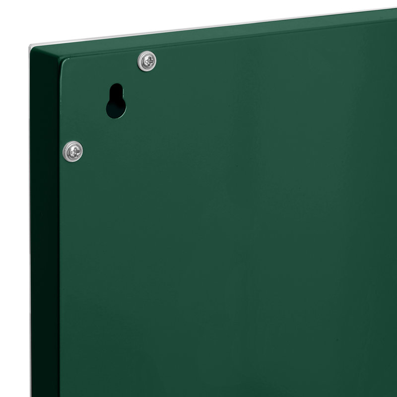 Metal Rectangle Mirror, 23.62'' H x 19.69'' W, Green