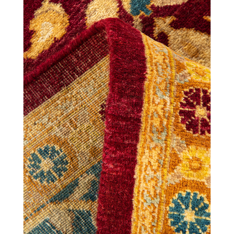Ontario Raspberry Rug The Twillery Co.® Keenan One-of-a-Kind Hand-Knotted Area Rug ...