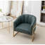 Fauteuil demi-tonneau rembourré l 30 po Romy-1182314357