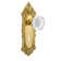 Victorian Plate with Decorative Keyhole and Crystal Meadows Knob