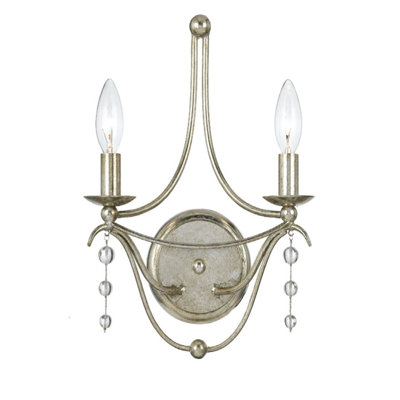 Lampe murale bougie 2 lumières Farrington Gurney