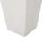 13.39" L X 28.5" H Matte White Outdoor Planter - Tapered Cast Stone, For Backyard 28.9" Stone Design, Enhances Patio-775498042