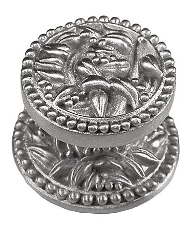 San Michele Mushroom Knob, 1" H x 1" W x 0.875" D, Polished Nickel