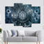 Mandala, mandala hypnotique sur toile, 4 pièces-92899824