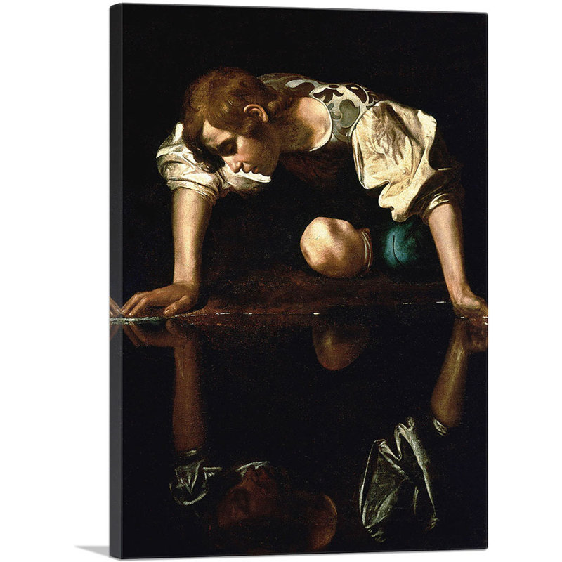 Narcisse 1599 - impression, H 18 po x l 12 po x P 1,5 po
