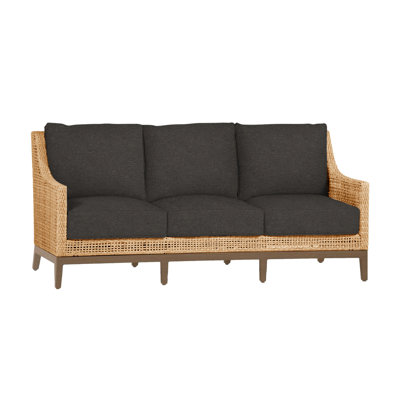 Peninsula N-Dura Resin Wicker Outdoor Sofa by Summer Classics