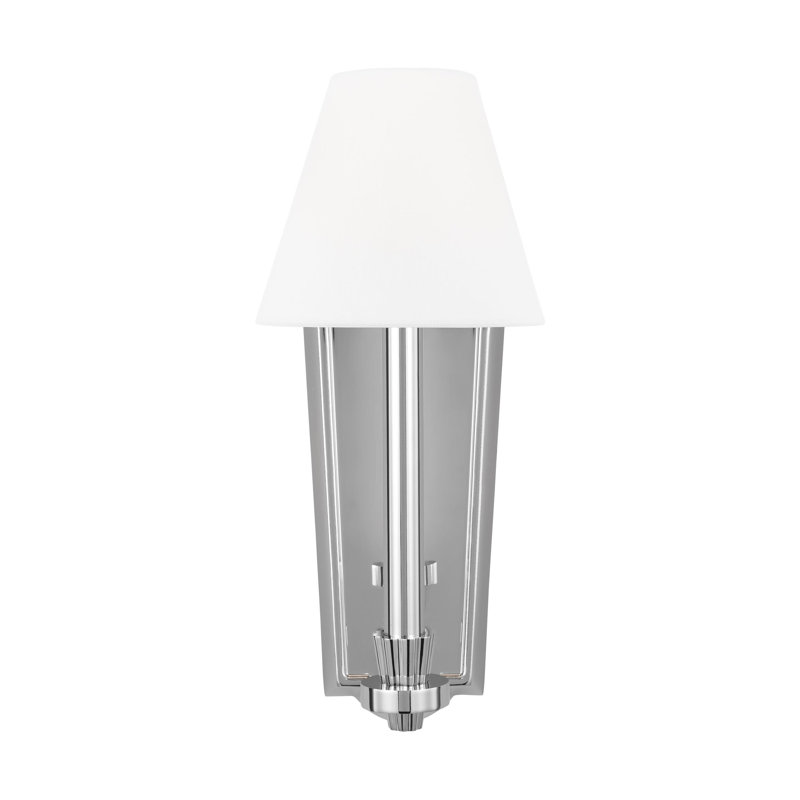 Paisley 1 - Light Armed Sconce, Polished Nickel