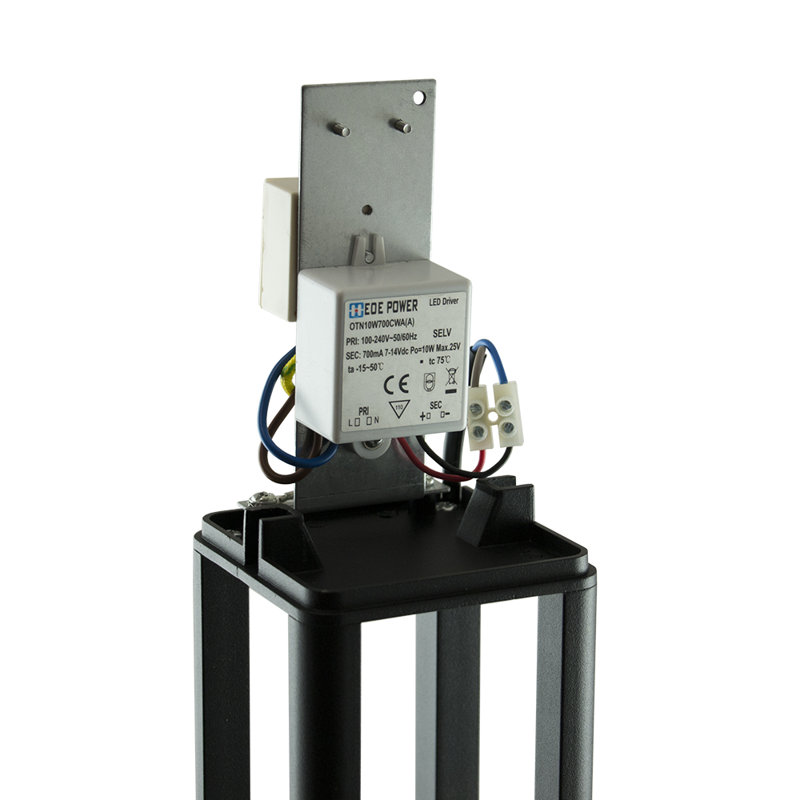 Axelrad Black Integrated LED Aluminium Pathway Light