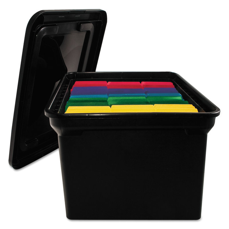 File Tote with Lid