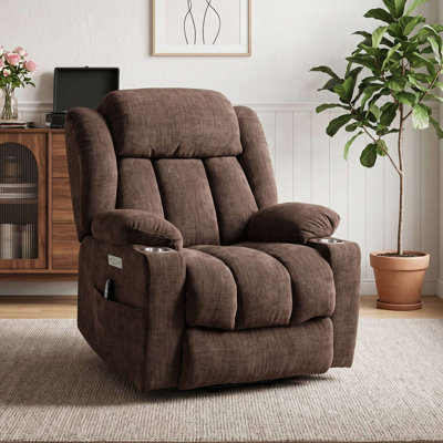 Azelle  Power Lift Chair Recliners Infinite Position with Massage,heat,cup Holder