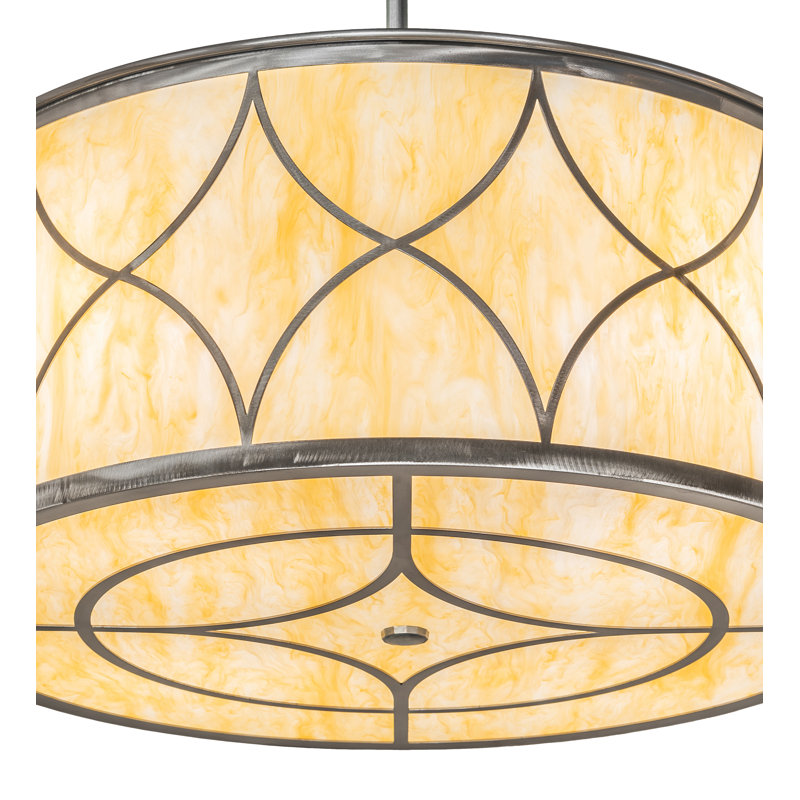 Luminaire suspendu tambour 1 lumière Cilindro Meyda