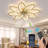 36.22'' 7- Blade Dimmable LED Reversible Flush Mount Ceiling Fan With Remote And App-475644084