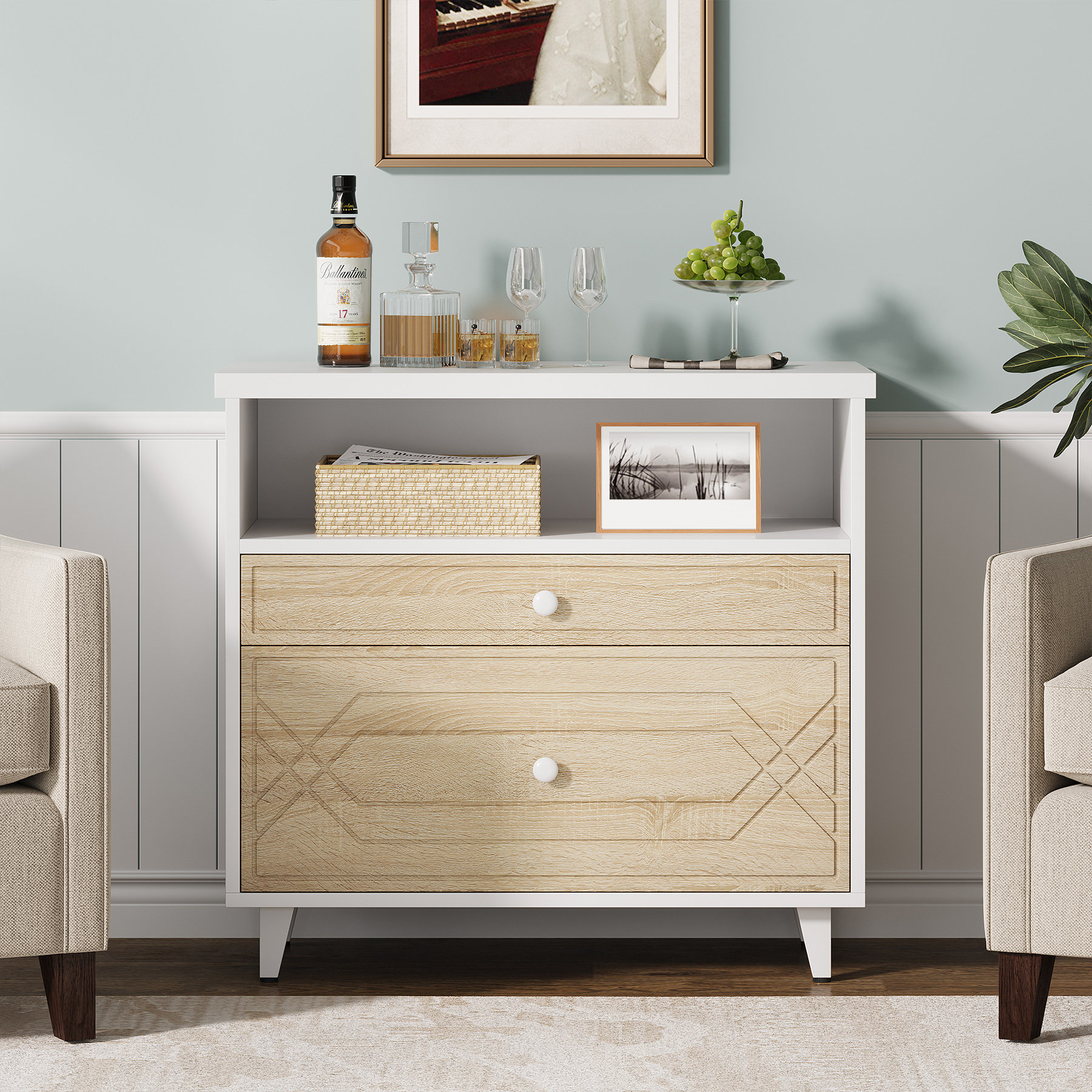 17 Stories Finnlo 32.68" Drawer File Cabinet & Reviews | Wayfair