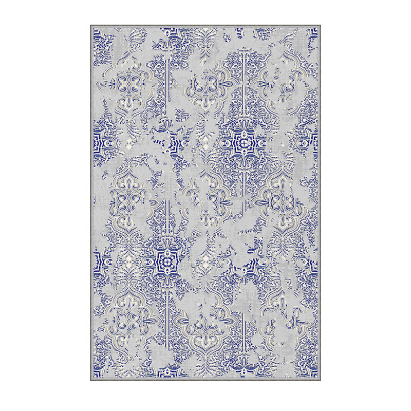 Tapis de couloir élégant (39,4 po x 78,7 po), 100% polyester, d'une hauteur de poils de 0,3 po | Antibactérien, antidérapant, dessous lavable à la machine | Imprimé numérique 3D, durable et doux pour la décoration intérieure