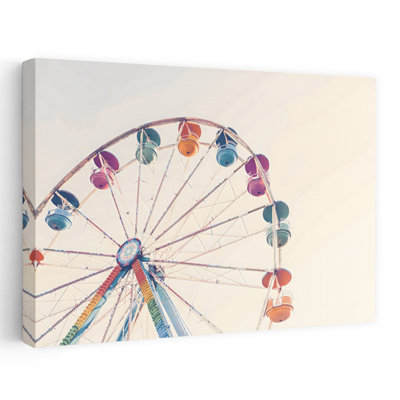 Ferris Wheel Abstract Contemporary Wall Art