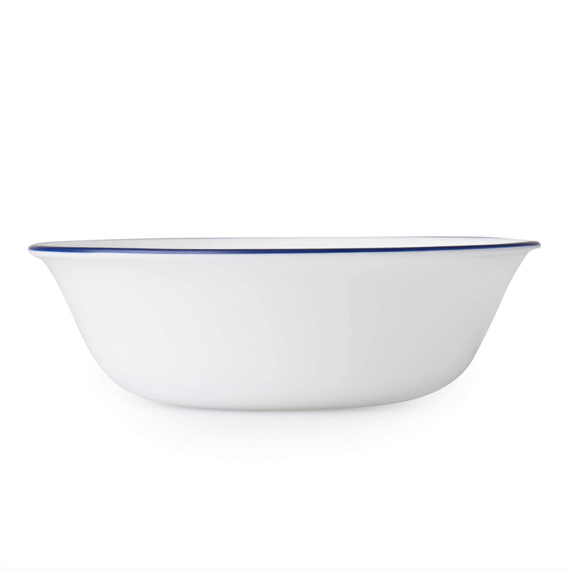 Indigo Speckle Glossy Glass 18-Piece Dinnerware Set