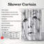 Floral Face Sketches - Rideau de douche standard 1 pièce-1758797016