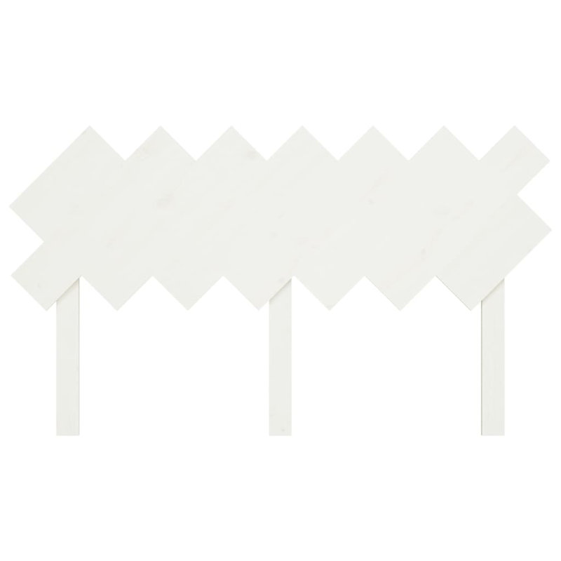 Solid Wood Panel Headboard, 141 x 80.5 cm, White