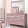 Commode double 7 tiroirs avec miroir Jakyrah