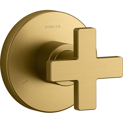Composed Diverter Faucet Trim with Cross Handle