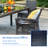 6 - Person Wicker Patio Dining Set with Rectangular Table , Cushions Included-68166799