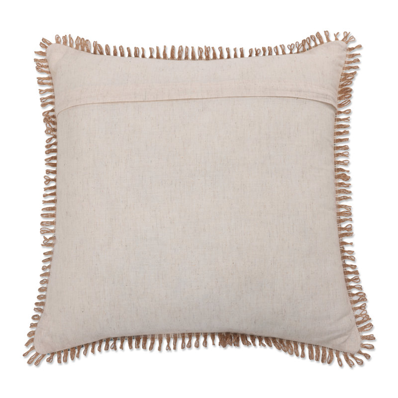 Tropic Natural Throw Pillow