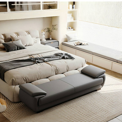 Banc de rangement confortable pour tabourets