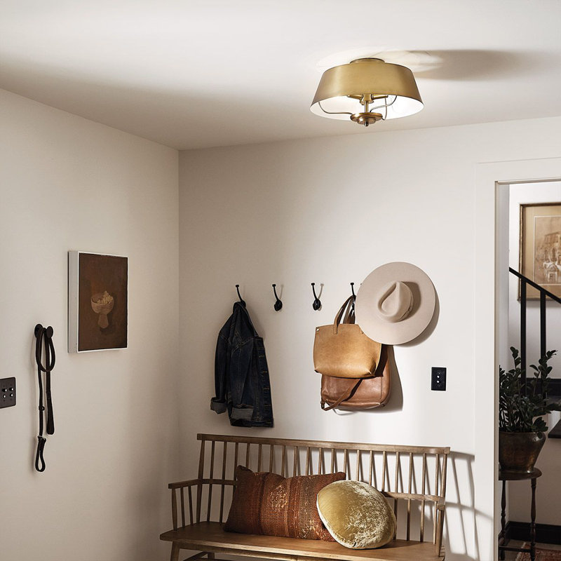 Atifa 3 - Light Simple Pendant, Gold, 21" H x 40.6" W
