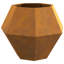  Planter 2 Pcs Rusty Weathering Steel-1752788924