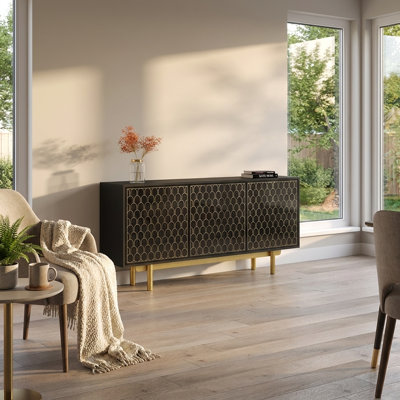 Buffet noir 67,4 po Karp