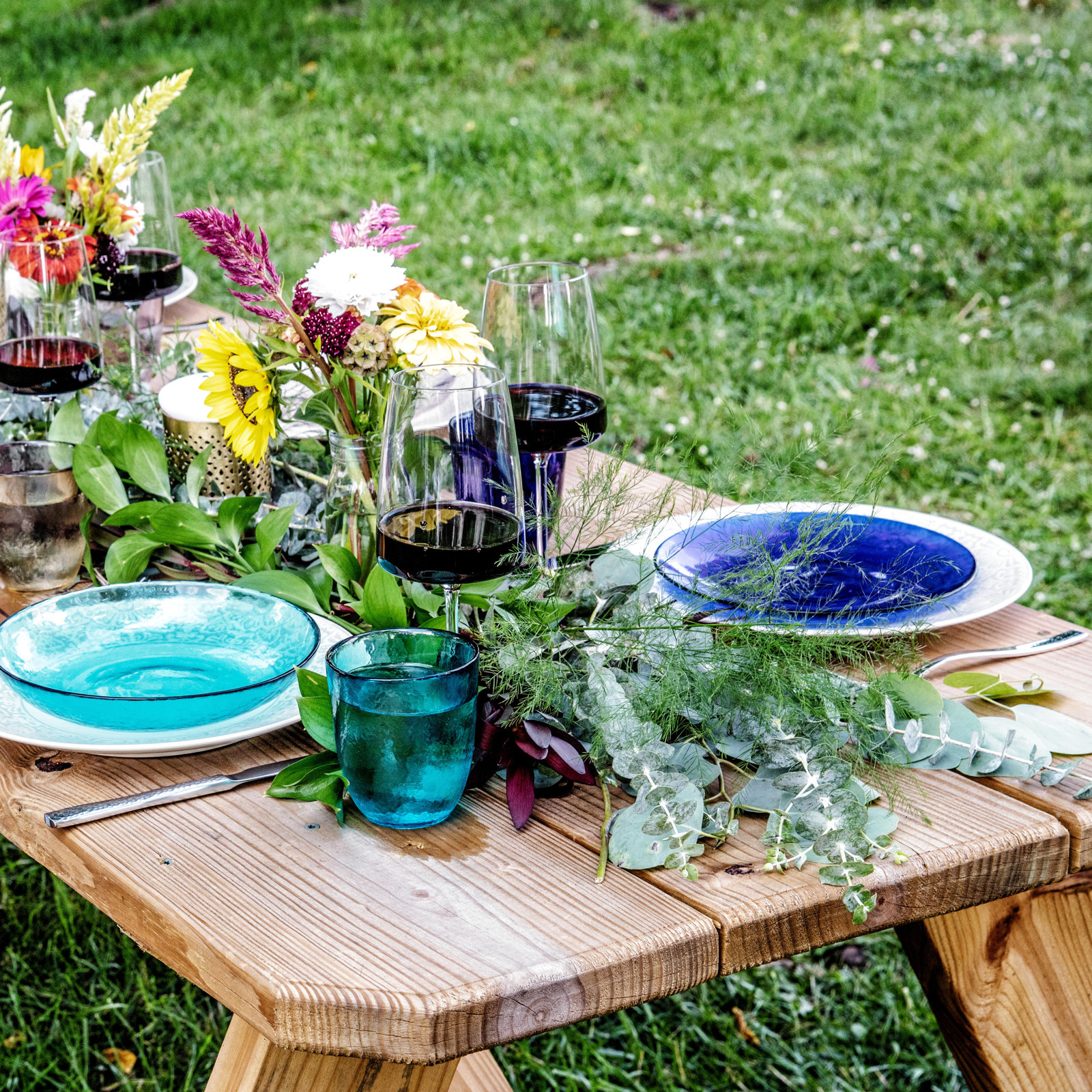 Los Cabos Dinnerware Set, Cobalt