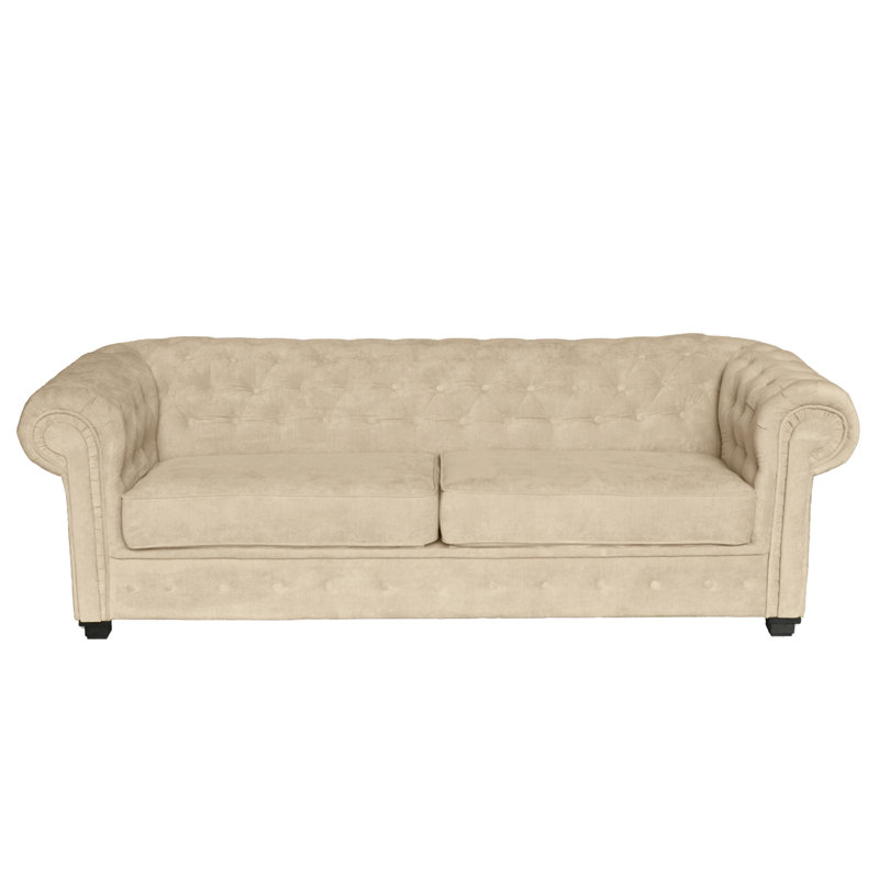 Allegra 3 Seater Sofa Bed, Cream, 2