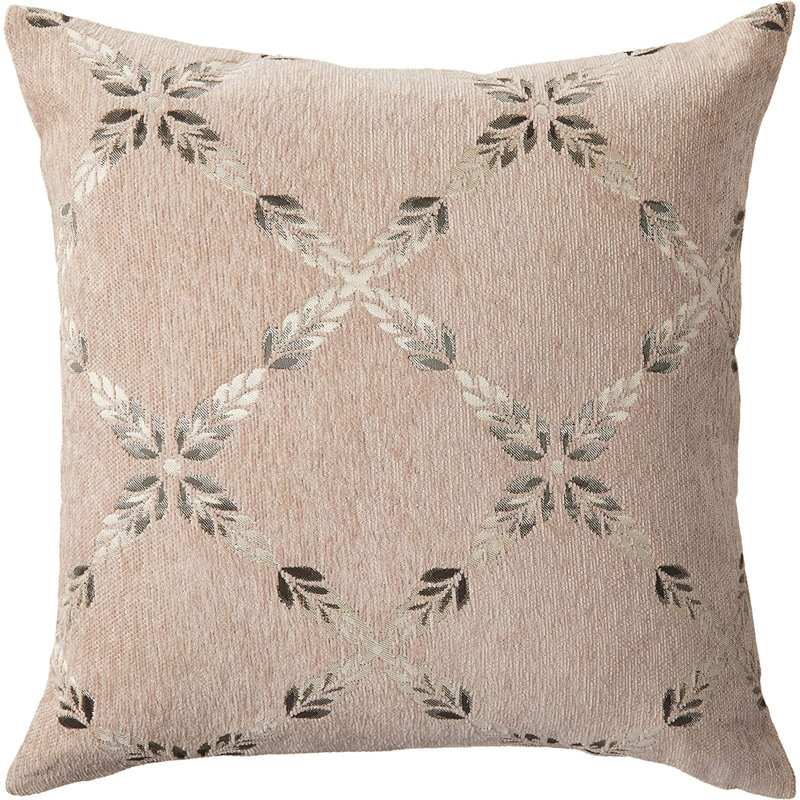 Pacifica Diamonds Pattern Throw Pillow, Gold