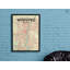 « winnipeg city map », reproduction d’impression sur affiche en couleur-22634325