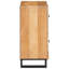 Solid Wood Rectangle Accent Cabinet