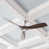 Brushed Nickel with Ash Maple Blades selected