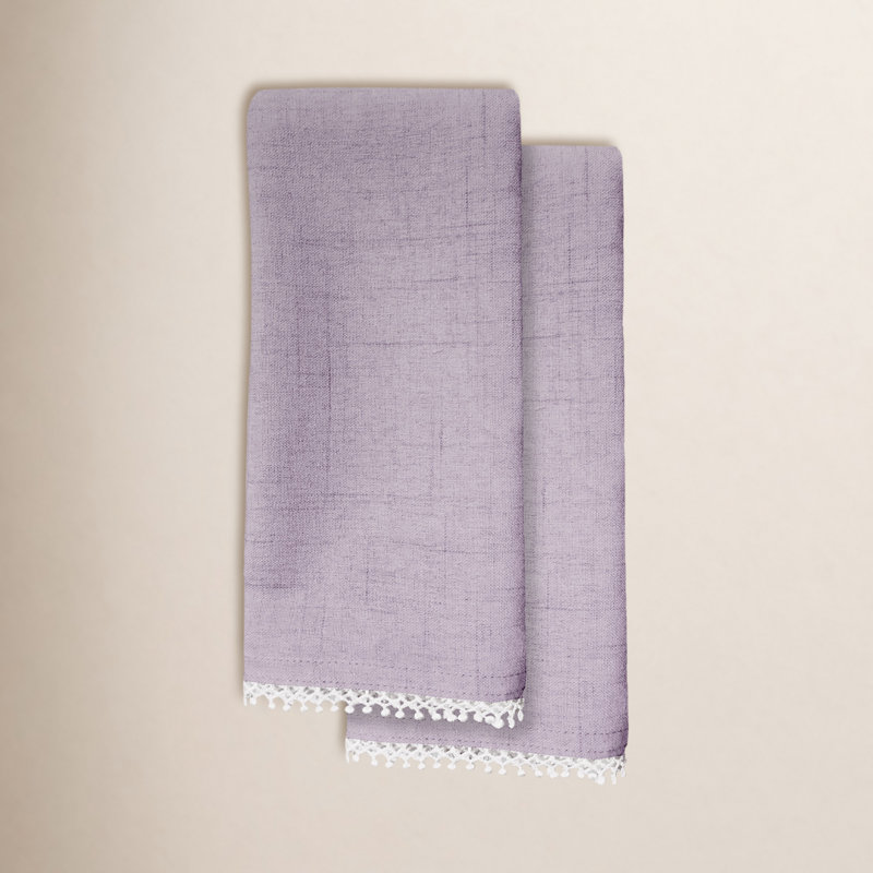 Lenox French Perle Solid Napkins, Violet