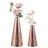 Dagenham 2-Piece Hammered Metal Table Vase-762064964