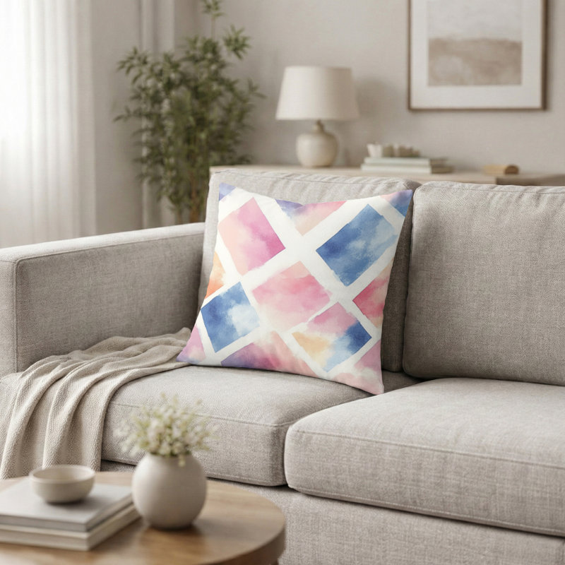 Coussin Argyle, H 18 po x l 18 po