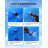 Polyvinyl Chloride (PVC) Rectangle Kiddie Pool 47'' H x 150'' W x 70'' L