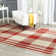 Anyan Plaid Indoor / Outdoor Area Rug