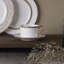 Ensemble de 4 soucoupes 6 "Noritake Haku